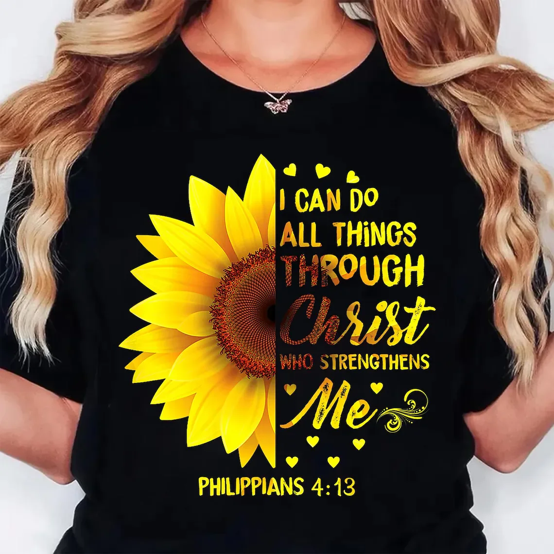 

Женская футболка с христианским цветочным принтом, повседневный топ с круглым вырезом и легкой эластичностью, праздничная футболка с рисунком, всесезонная рубашка с коротким рукавом