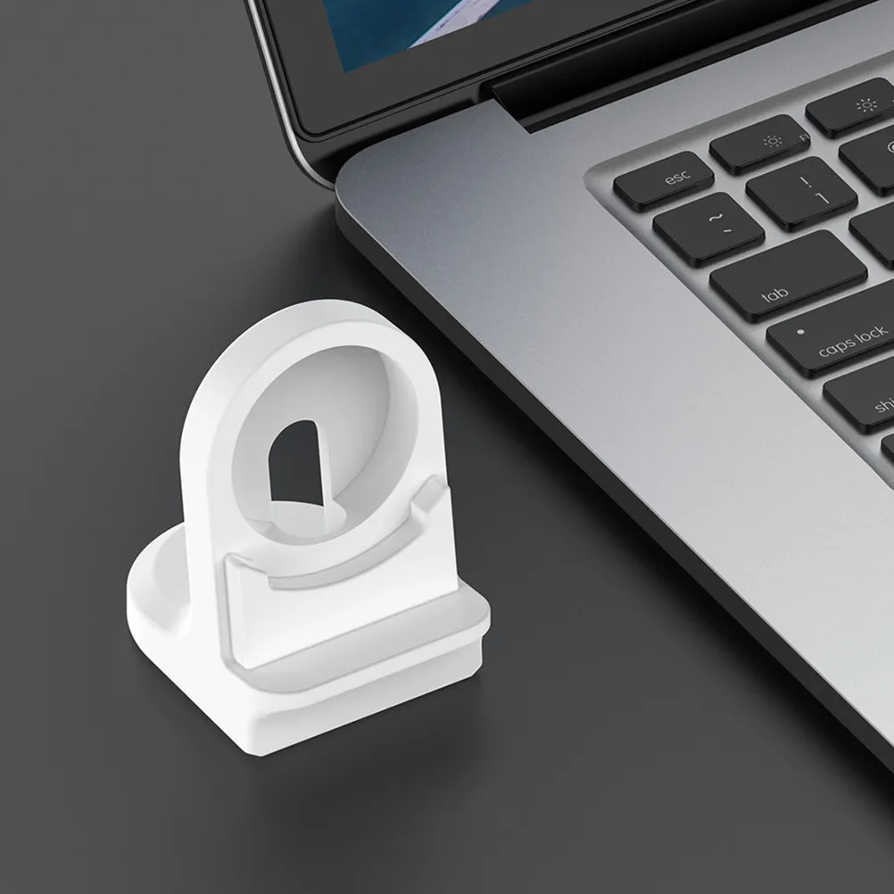 

Беспроводная силиконовая зарядная подставка для часов, 1 шт., премиум-класса, для дома, офиса, автомобиля, портативный легкий держатель