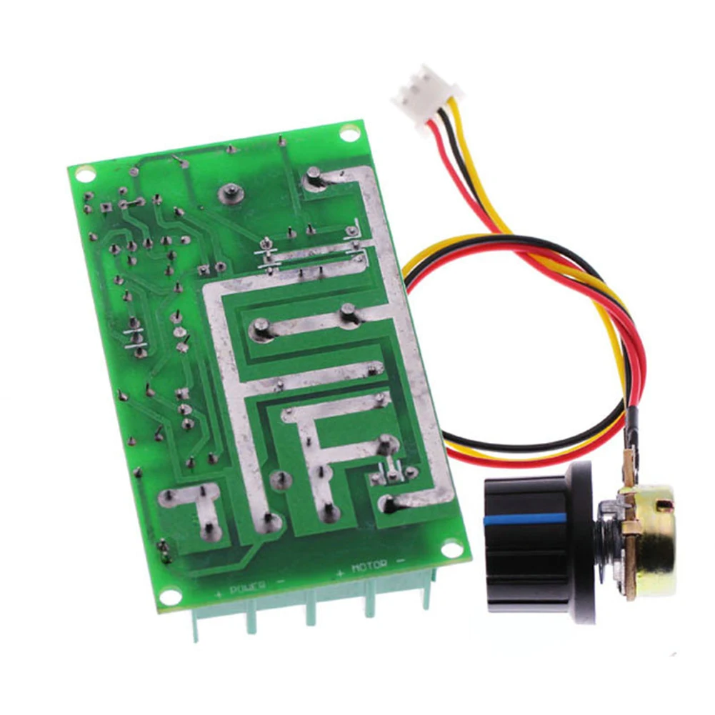 20A DC Motor For PWM Controller for Brushed Motors Input Range 10V-60V Compatible with Common DC Power Sources 12V 24V 36V 48V