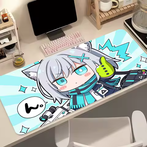 Mouse Pad Anime Gamer Computer Blue Archive Mausepad Gaming Accessories Tablet Varmilo Keyboard Pad Sunaookami Shiroko Mousepad