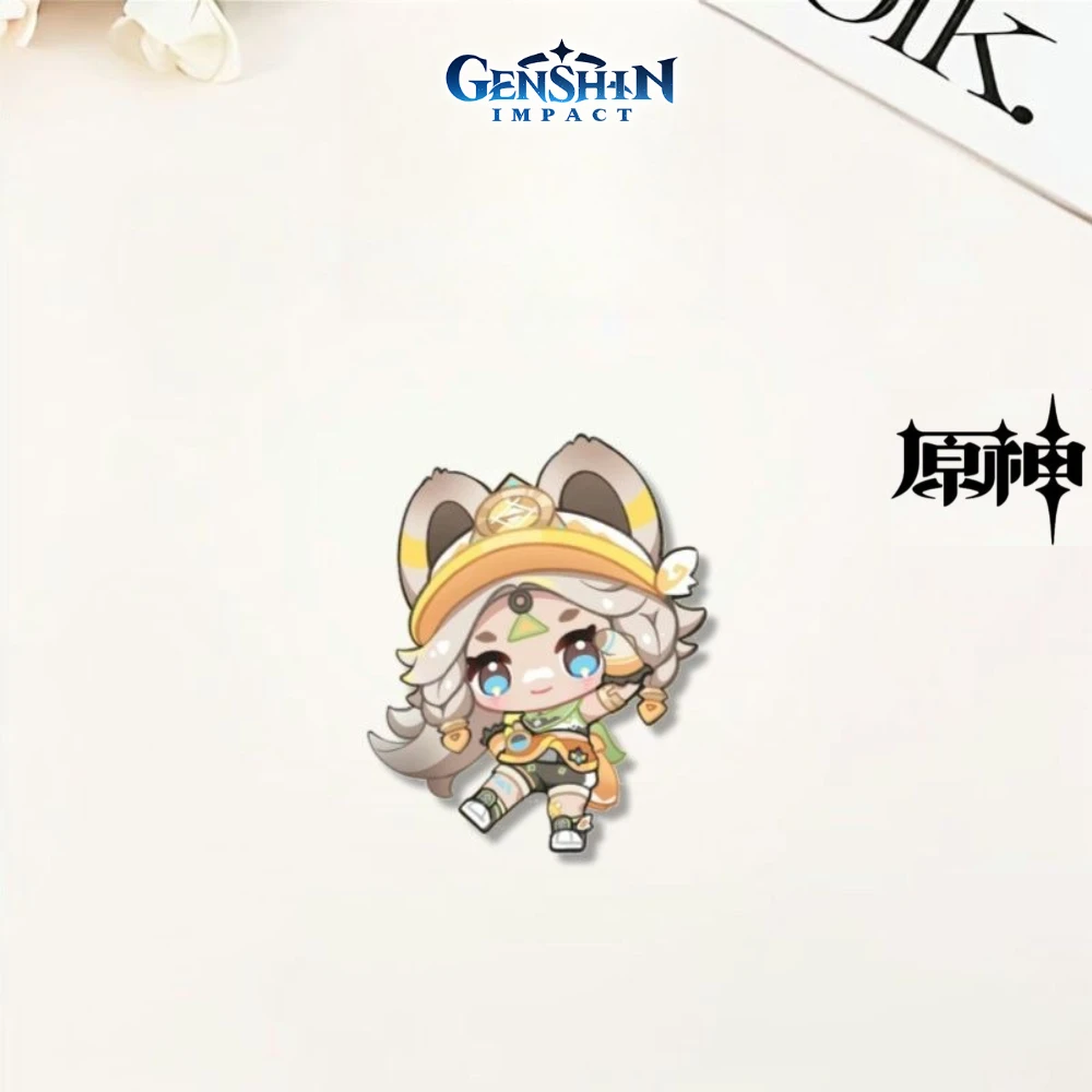 جديد Genshin تأثير بروش لعبة الملحقات Kachina Kinichi Malani طالب مقلمة حقيبة مدرسية شارة الحلي هدية لمحبي