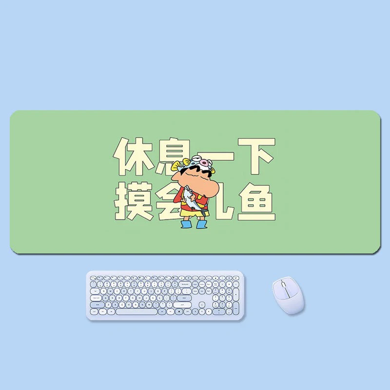 

Anime Mouse Pad Oversized Cute Thick Lock Edge Cartoon Computer Office Keyboard Desk Suitable for Various Environments Mousepad