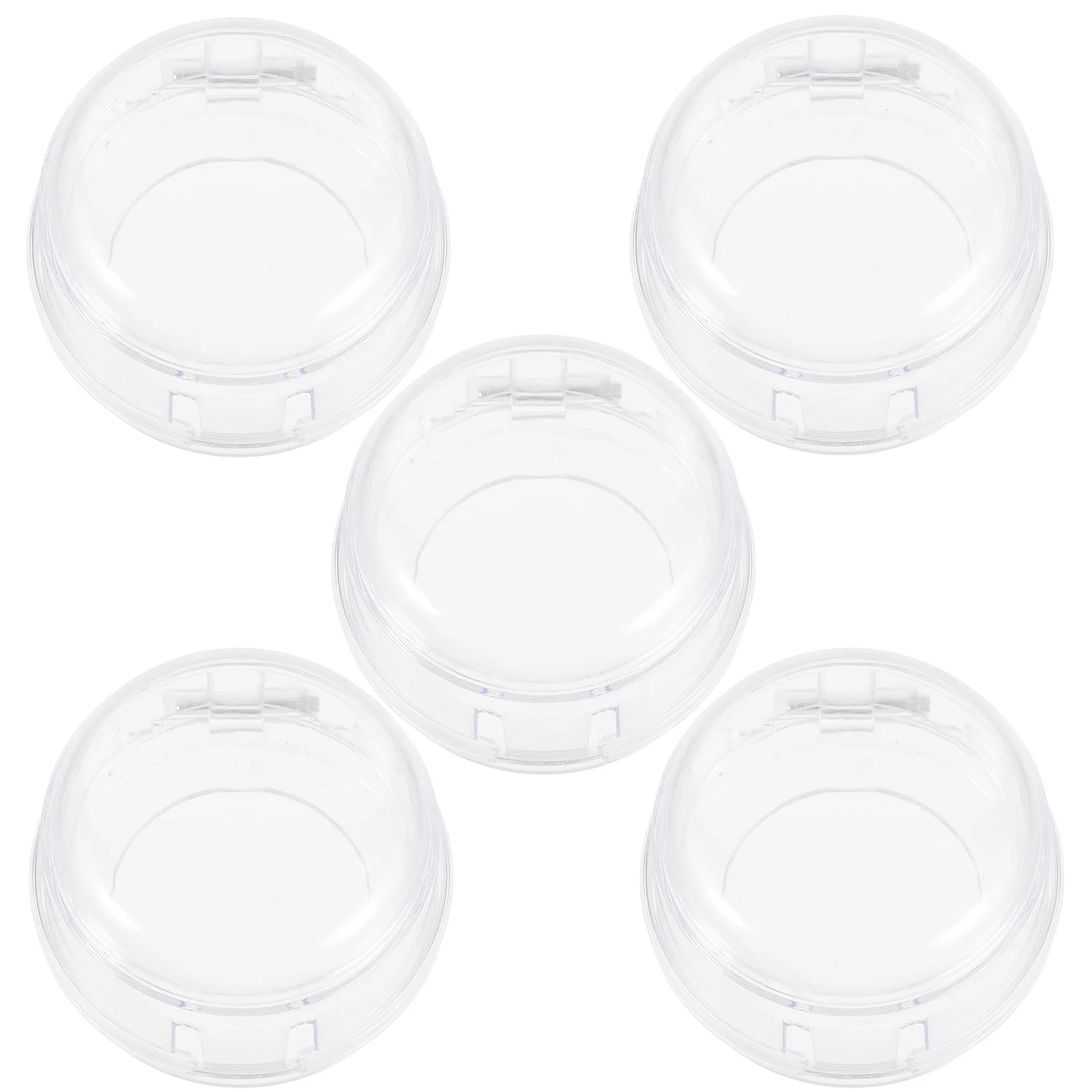 5 قطعة مقبض موقد غاز يغطي مقاومة للحرارة البلاستيك سلامة الطفل الحرس سهلة نظيفة كليب على فرن الموقد حامي موقد المقبض يغطي