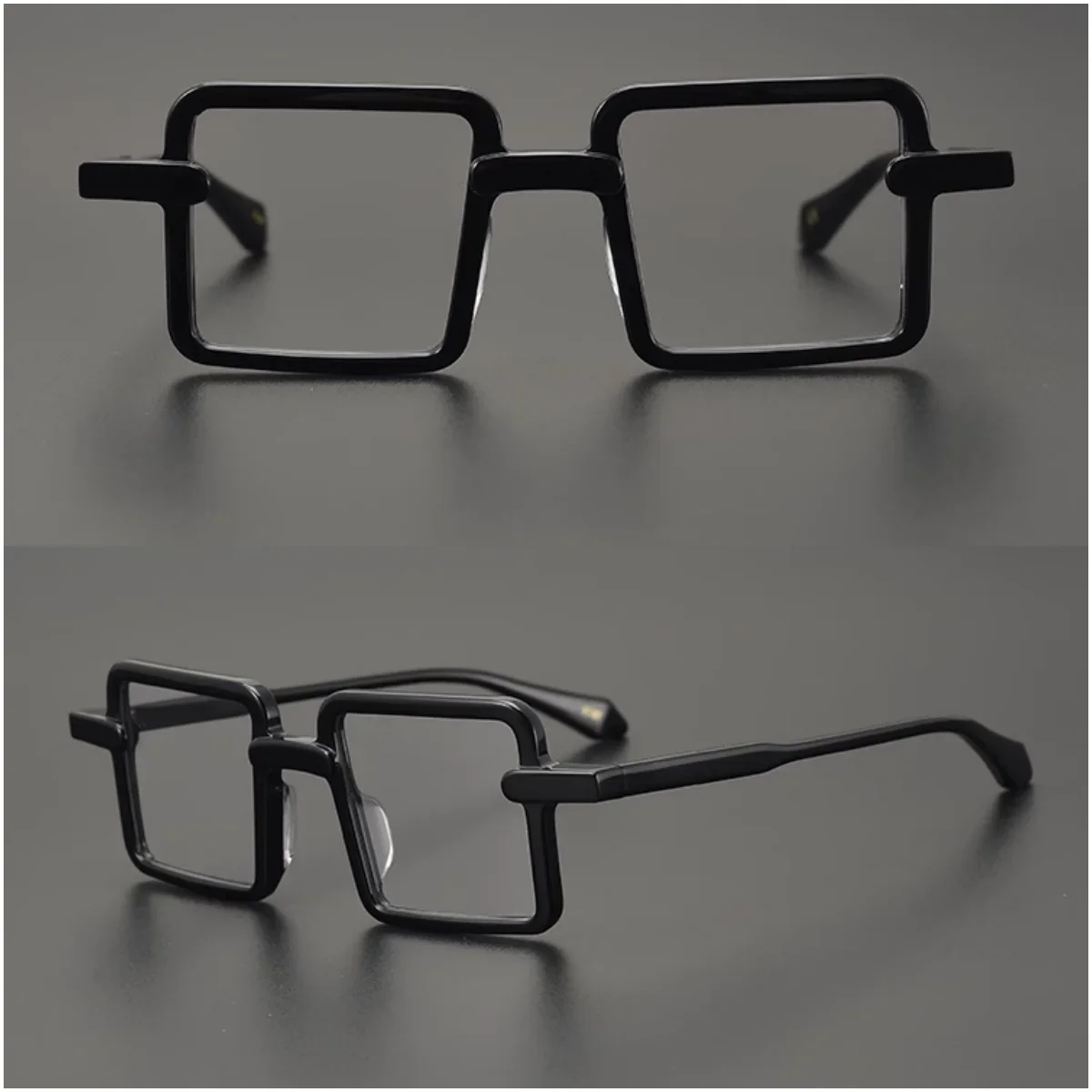 Square Acetate Glasses Frame Men Simple Business Eyeglasses Frames Women Colorful Fashion Optical Prescription Eyewear