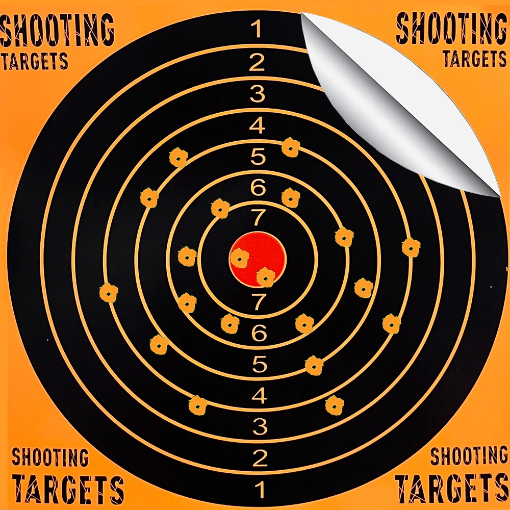 الهدف 8 بوصة الهدف النقطي 10 قطعة لهدف مسدس هواء/الهواء لينة/BB تتفتح