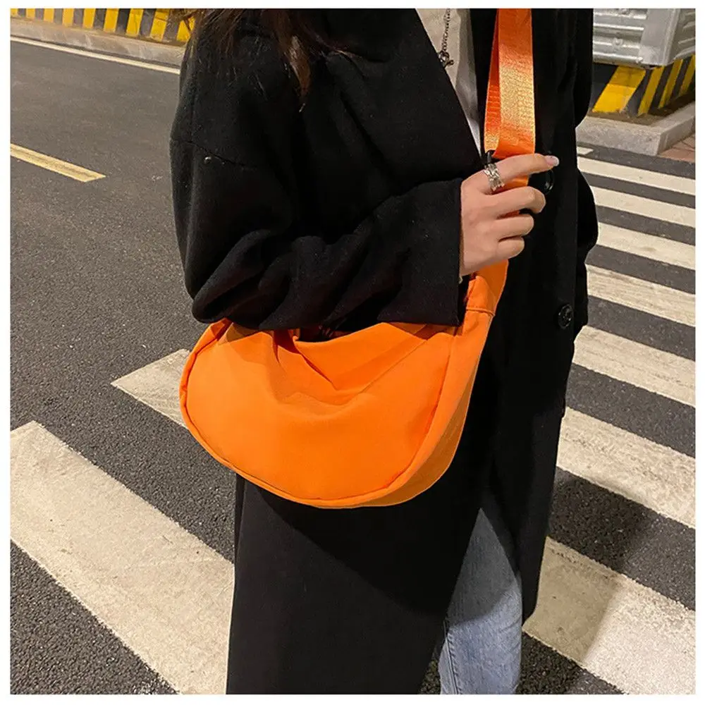 New Fashion Messenger Bag for Women Trendy Large-capacity Messenger Bags Casual Tote Light Oxford Cloth Simple Dumpling Handbag