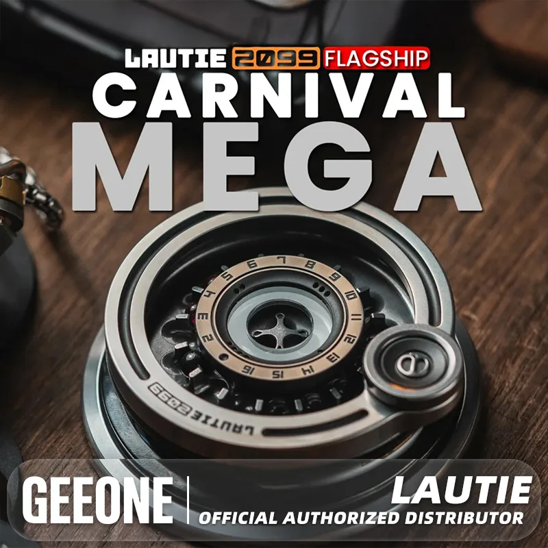 LAUTIE Carnival Mega Spinner Magnetic Coupling Structure Super Flagship Product 2099 Series Limited Edition EDC Toys
