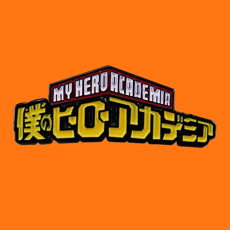 Japan Juvenile Anime Enamel Pins My hero academy Cartoon Decorate Badges Send Friend Fans Boutique Medal Gift Metal Brooch