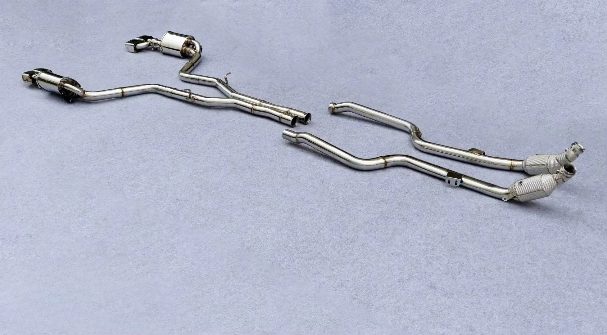 79HotWholesale High Performance for CLS63 2013 Year 5.5 T Exhaust Catback Stainless Steel with Valve