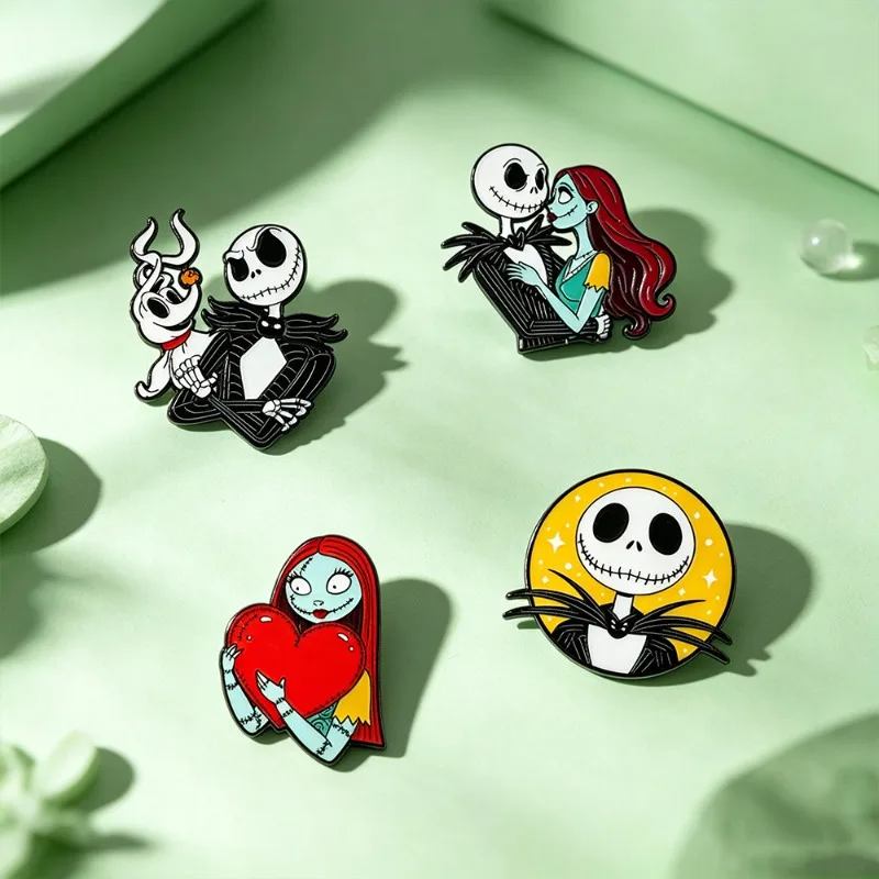 Anime Cartoon Badge Halloween New Christmas Horror Night Badge Personalized Creative Brooch Bag Clothing Decoration Gift Friends