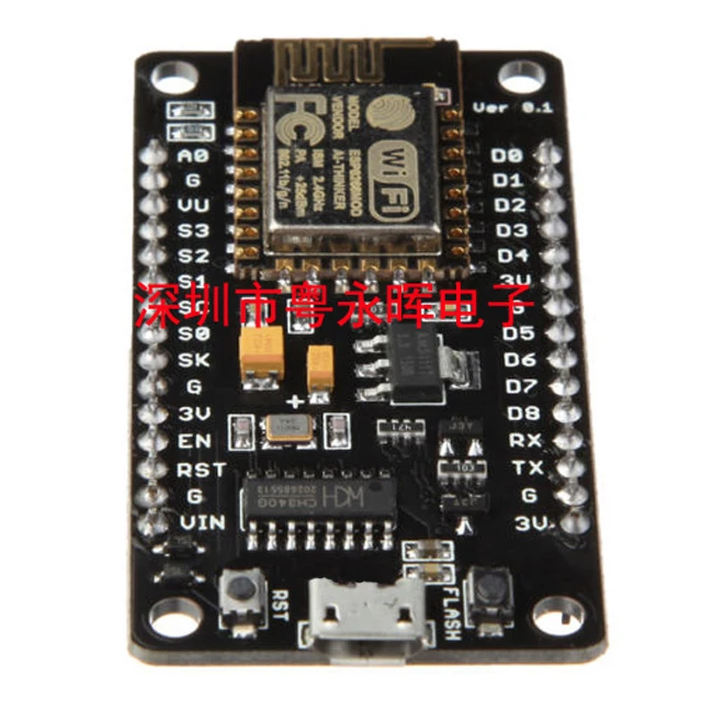 ESP8266 وحدة واي فاي تسلسلية NodeMcu Lua WIFI V3 تطوير إنترنت الأشياء CH340