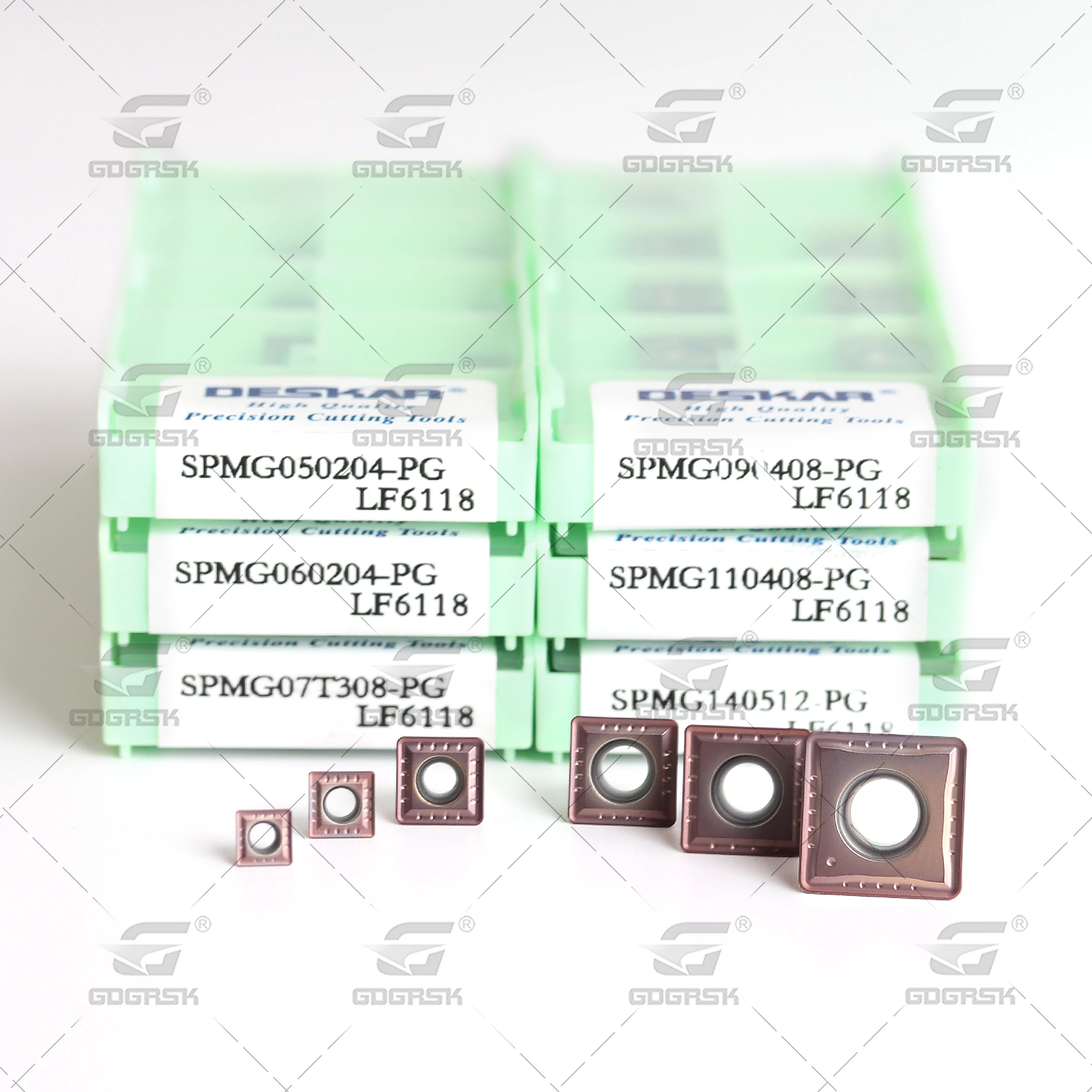 أداة عمل مخرطة ، مثقاب يو ، شفرة كربيد لمعالجة الفولاذ المقاوم للصدأ ، SPMG060204 ، spmg07t208 ، SPMG110408 ، PG LF6118