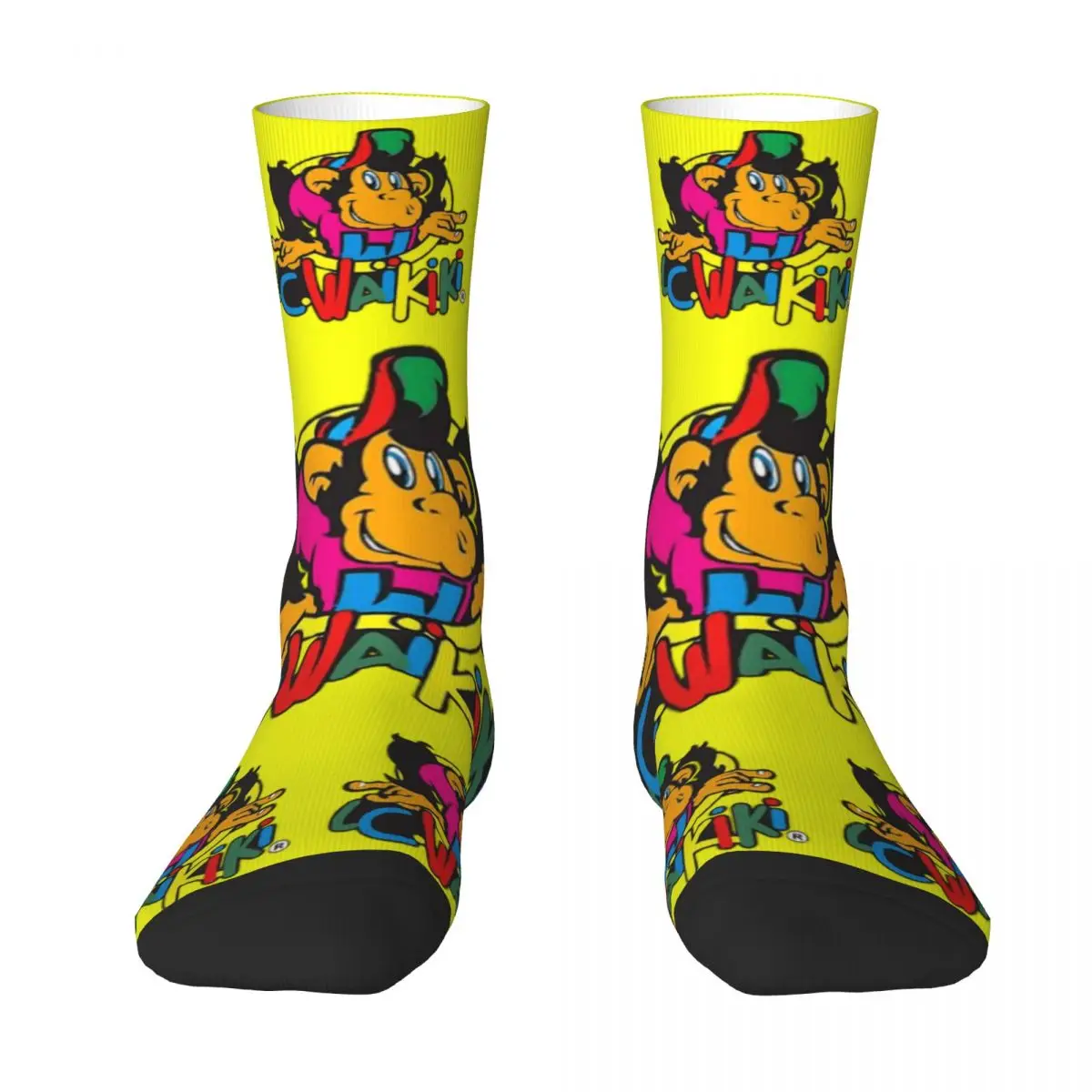 Lc Waikiki Monkey Essential Men Women Socks Motion Beautiful Spring, Summer, Autumn, and Winter Dressing Gifts