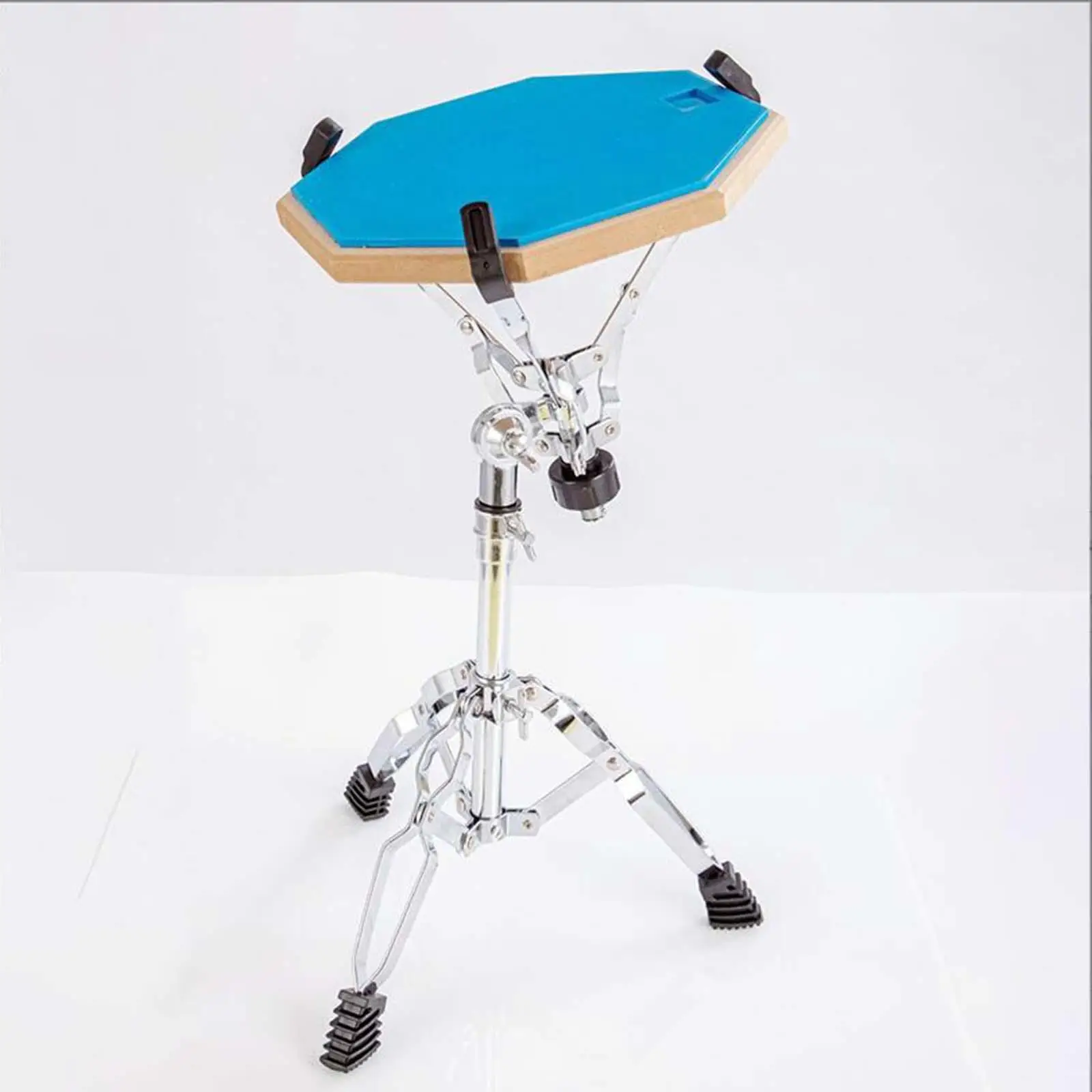 Soporte para caja de tambor, trípode de doble refuerzo, soporte para instrumentos antideslizante, soporte para almohadilla de tambor para rendimiento, sala de música de estudio