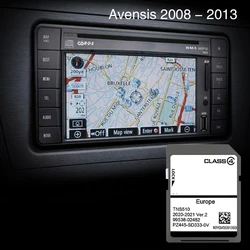 Upgrade Your Navigation System for Toyota Avensis from 2008 to 2013 Map Cover Germany Europe SD Memory GPS Naving Card