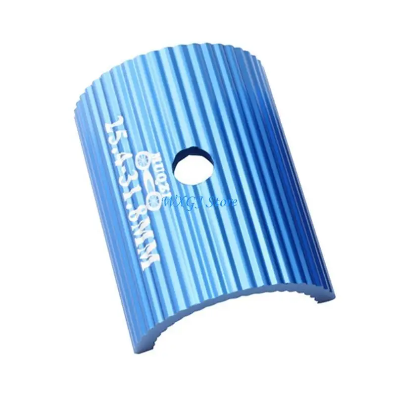 37JE 2 Pcs Aluminum Alloy Handlebar Bike Stem Pad Adapter Reducer