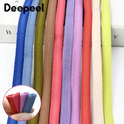 5/10/20M 10mm Nylon Webbing Tubular Ribbon for Bra Shoulder Strap Underwear Fishbone Steel Ring Clothes DIY Sewing Accessories