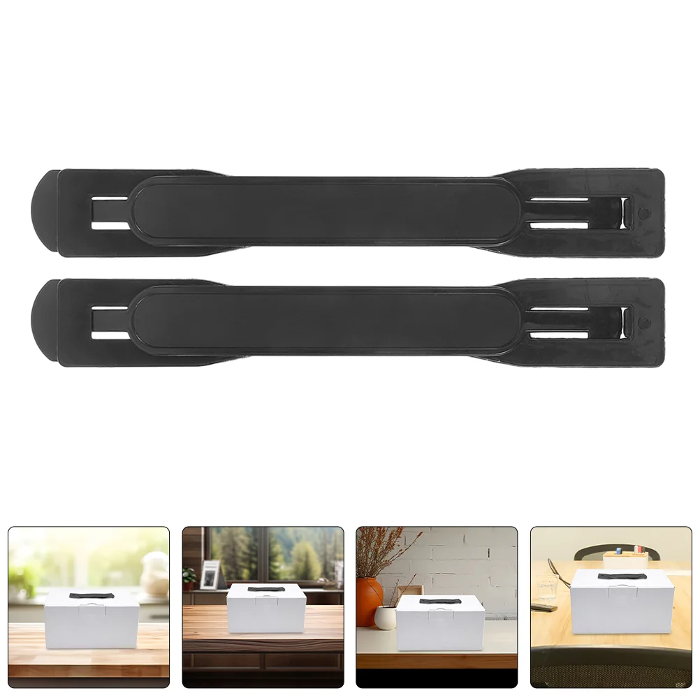 

50 Pcs Carton Handle Buckle Luggage Replacement Carrying Case Suitcase Grip Truck Toolbox Handles
