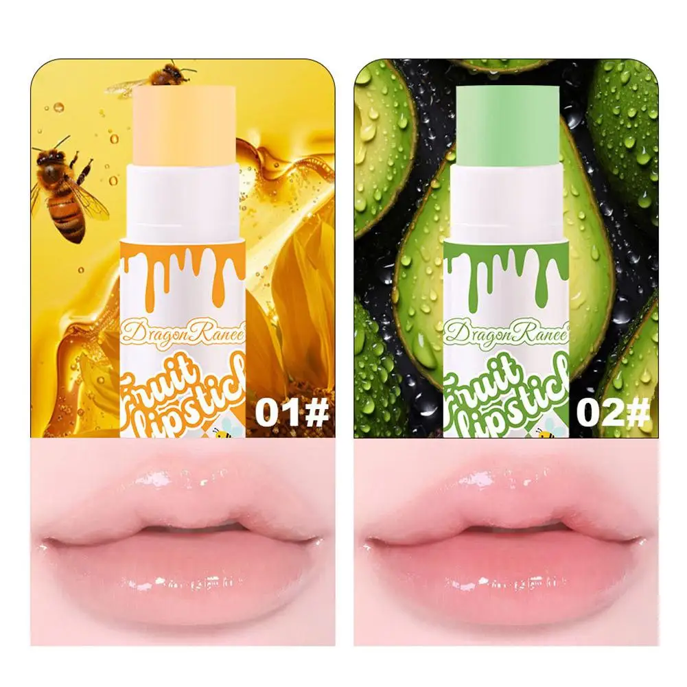 6 個保湿フルーツ口紅セット保湿ゼリーグロスピンクリップグロス着色リップクリームリップクリーム女性のためのメイクアップギフト