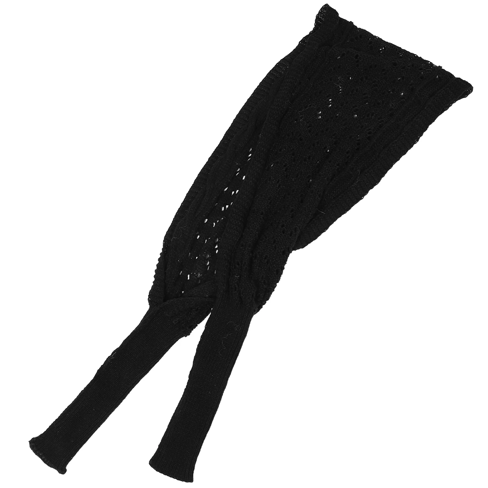 

Cable Knit Warm Scarf With Sleeves Chunky Knitted Winter Neck Wrap Multifunctional Shawl For Women