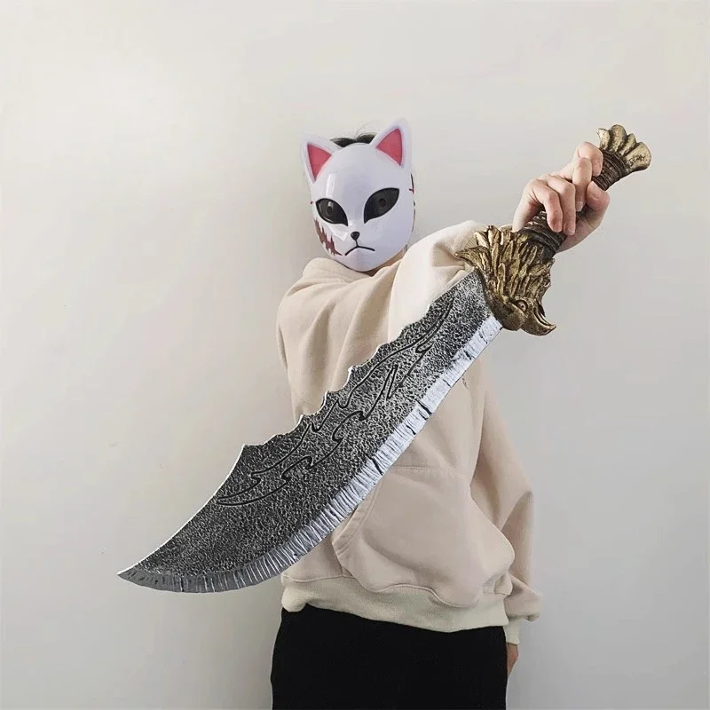 

PU Rubber Eagle Head Knife Pirate Orc Weapon Equipment COS Props 65cm