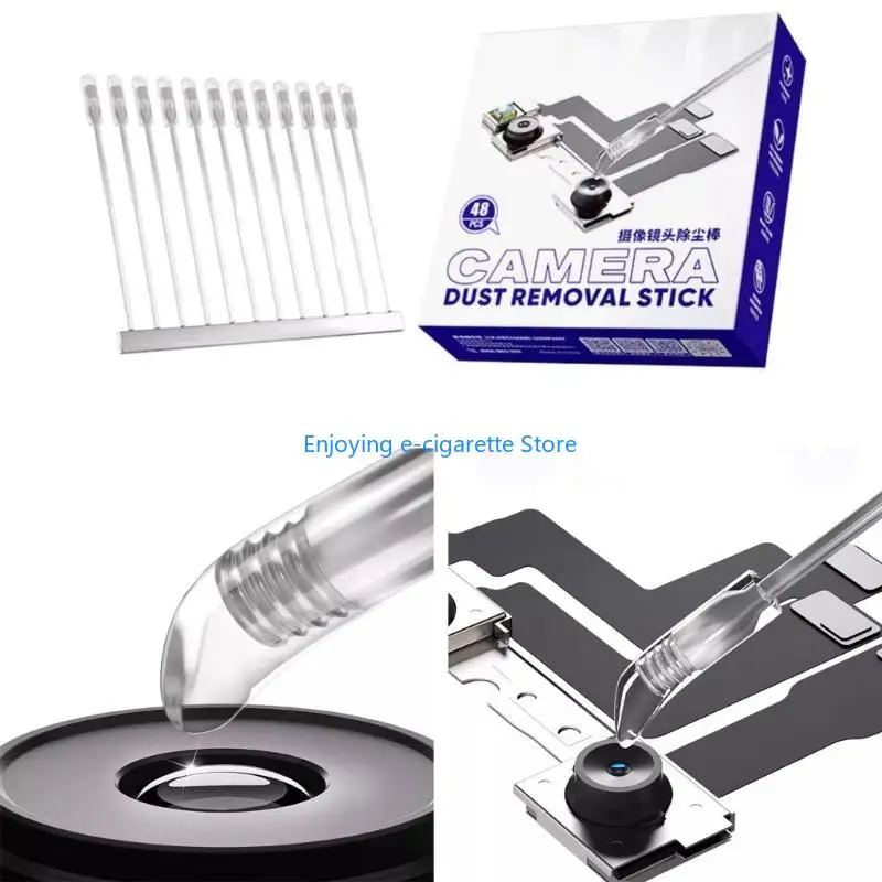 48Pcs Tragbare Kamera Objektiv Reiniger Fingerabdruck Entfernung Harz Synthetische Y4QF – Detail 9