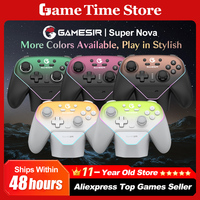 Gamesir Supernova Nova for Nintendo Switch PC Android Multiplatform Controller Hall Effect Trigger Magnetic Detachable Faceplate