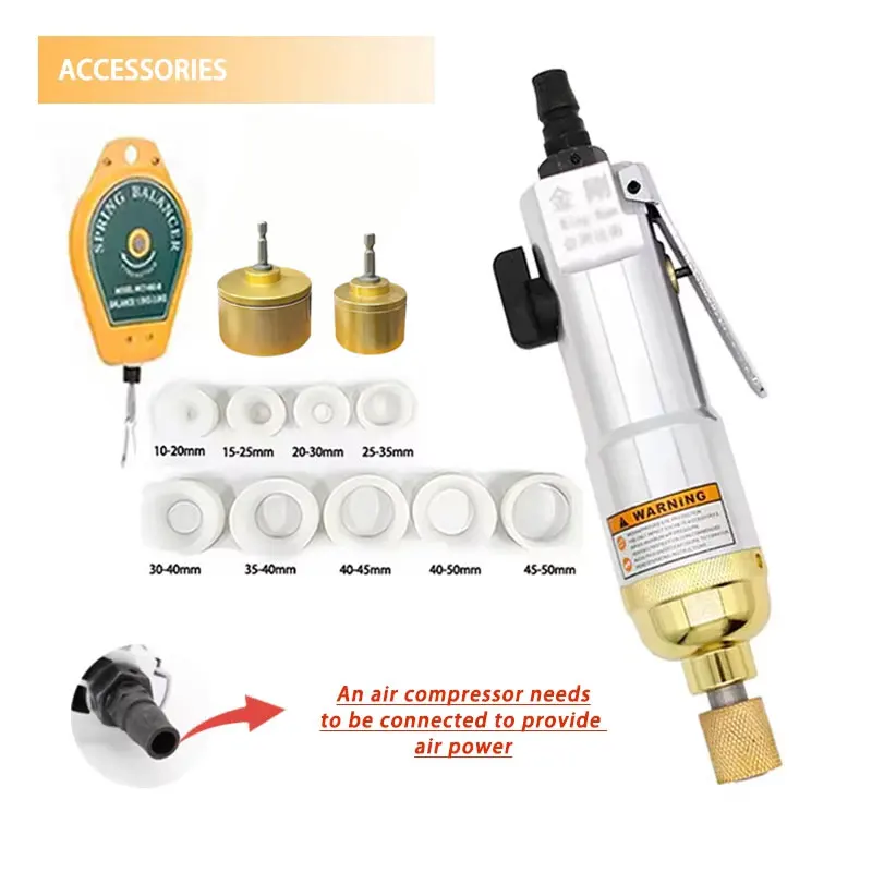 

Handheld Pneumatic capping machine 5H sealing capping packaging equipment, bottle mouth tightening sealing machine