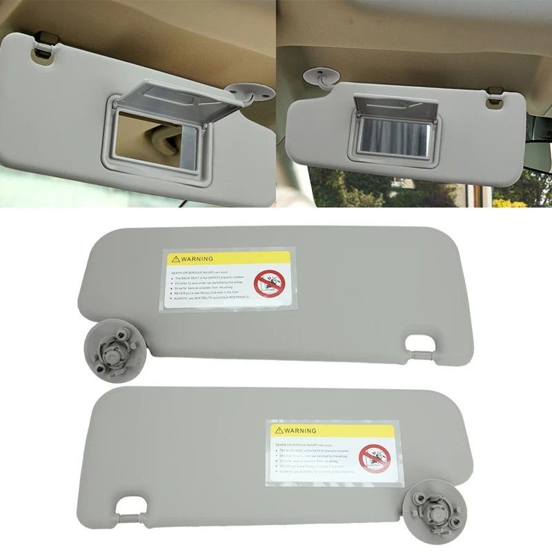 Pare-soleil avec miroir pour magasins automobiles, pare-soleil côté droit, pare-soleil pour Chevrolet Aveo Spark Daewoo Matiz oral y Sonic 2012-2020