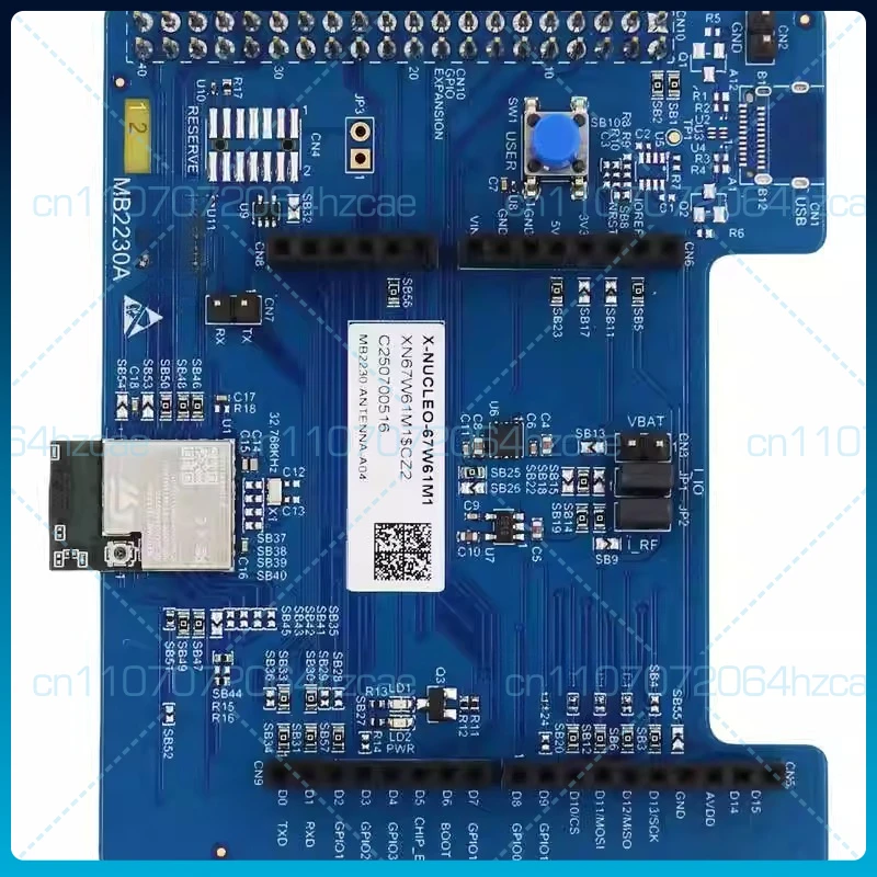 X-NUCLEO-67W61M1 ST67W611M1 Wi-Fi Module Wi-Fi 6 and Bluetooth LE Extension