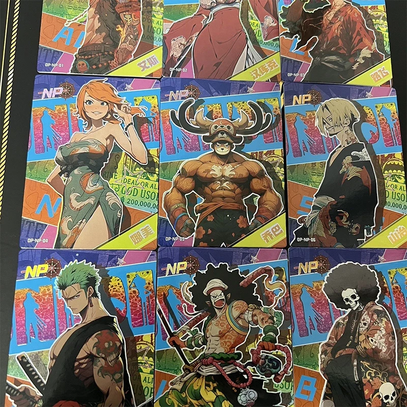 Kakao One Piece NR o Card Tony Tony Chopper Roronoa Zoro regalo di compleanno di natale Rare Bronzing Game Toys Collection Card