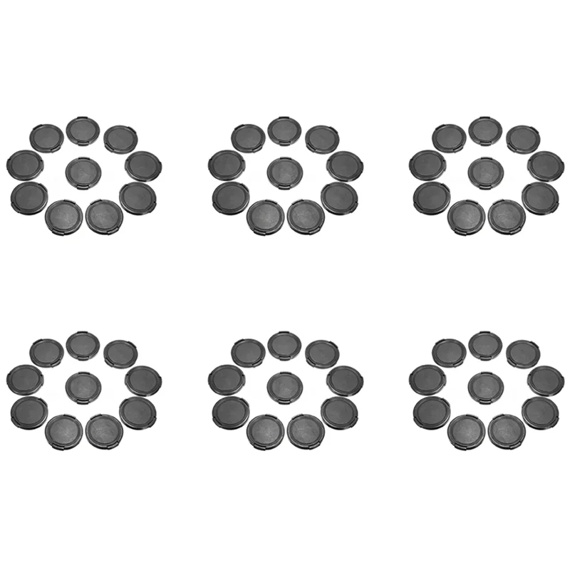 A68Z Univeral 60Pcs 49Mm Center Pinch Front Lens Cap For Canon Nikon DSLR Camera