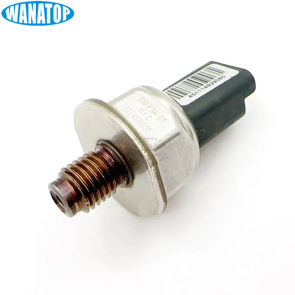 

Fuel Rail Pressure Sensor 9670076780 55PP34-01 For Peugeot 206 208 Citroen 1.4 1.6 Hdi For Volvo V40 D2 1.6D