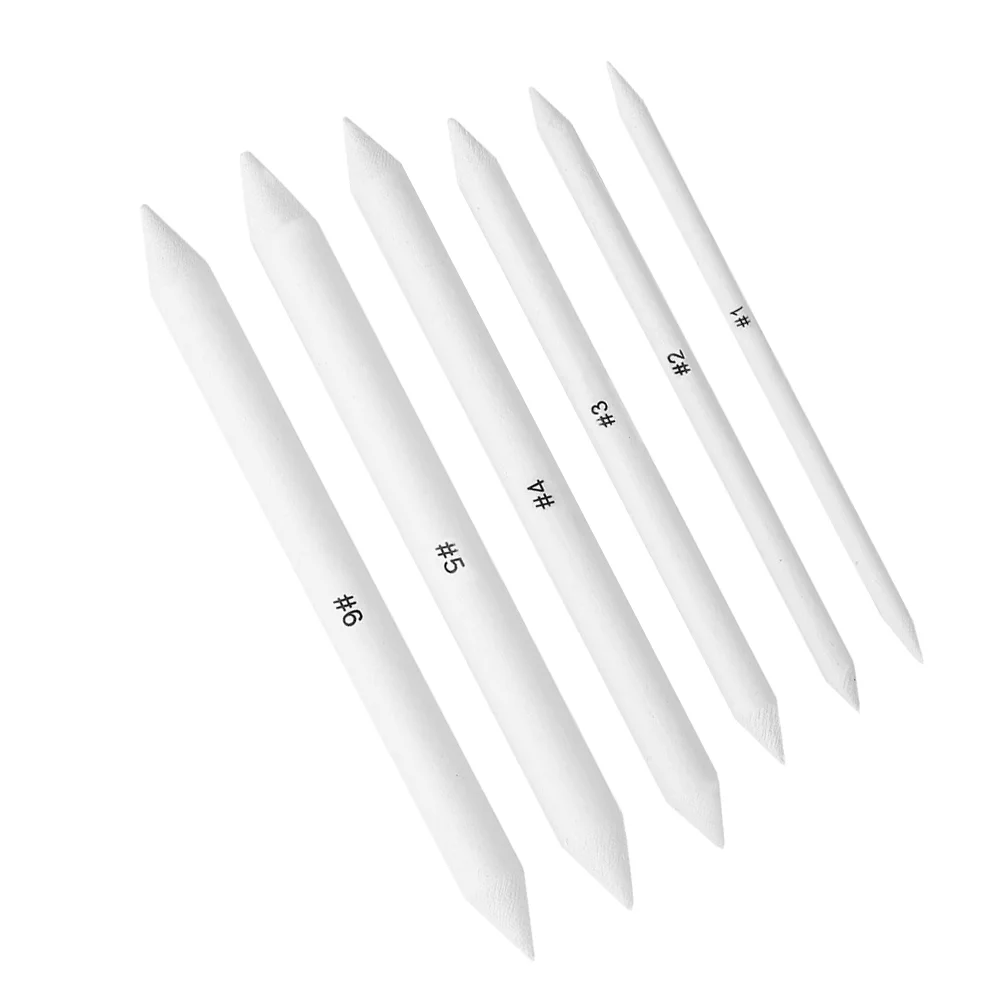 6 peças suprimentos esboço papel borracha marcadores canetas pastéis a óleo para artistas