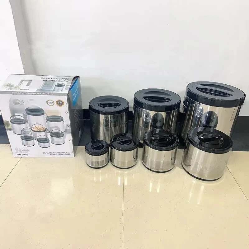 Large Capacity Food Warmer Stainless Steel Set 5L+8L+13L+25L+40L+60L Self Service Food Warmer Lunch Box