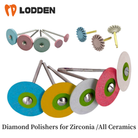 Dental Ceramic Diamond Grinding Stone Zirconia Porcelain PFM Emaxs Crown for Dentist Laboratory Polishing Wheels Disc