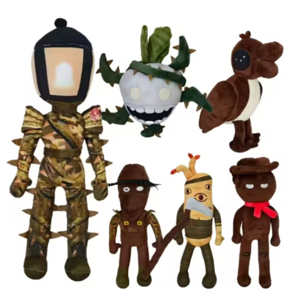 

Горячие двери, приключенческая игра на открытом воздухе, плюшевая игрушка, ужас, фермер, морковная игрушка, плюшевые монстры, мягкие подарки на Хэллоуин для детей, Рождество