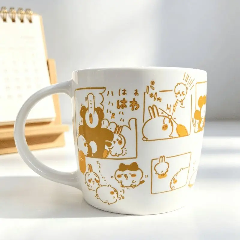 Jikikawa Cute Cartoon New Comic Character Mug Kawaii ceramic cups, nice tea cups, coffee cups Best friend's matching style view 5