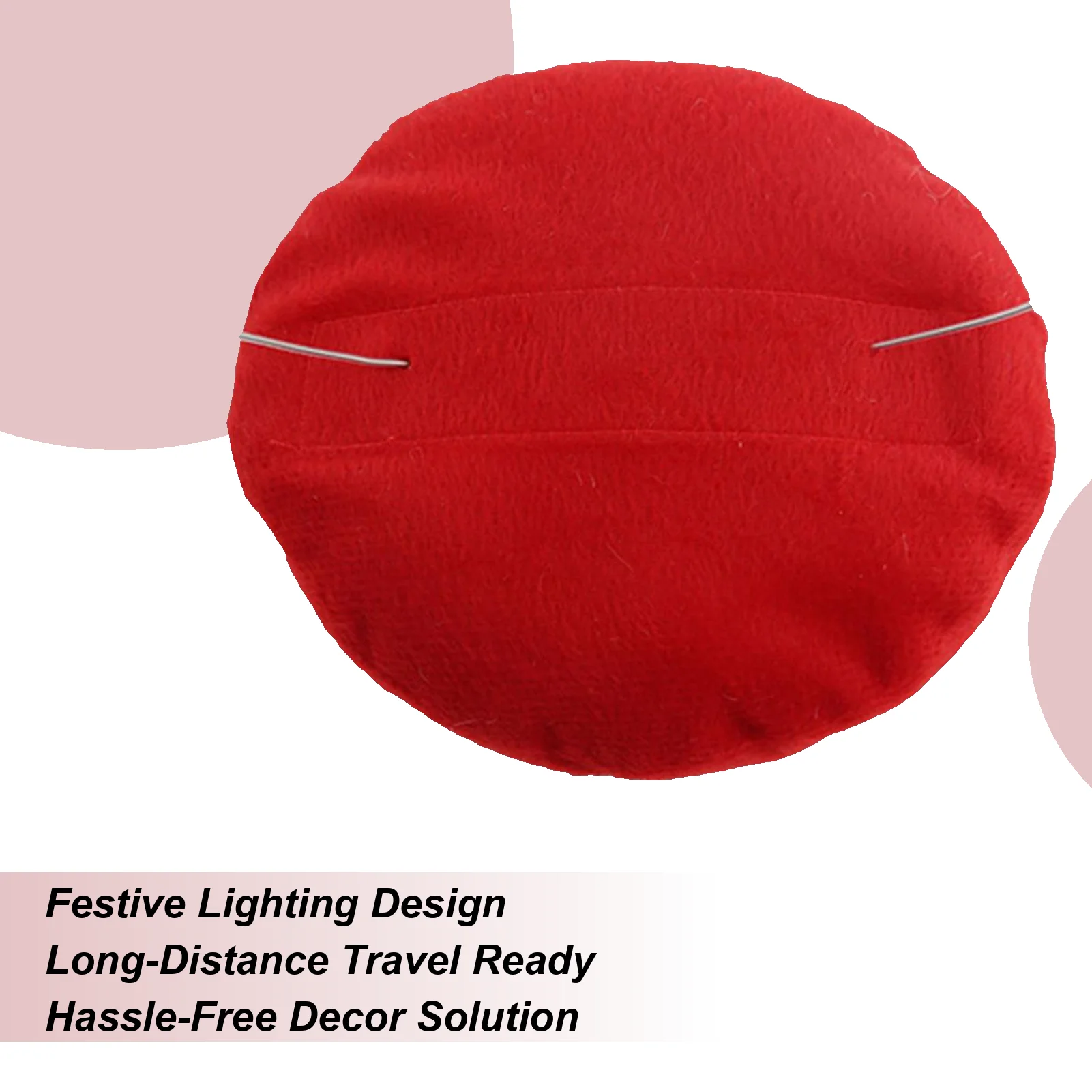 

Christmas Lights For Cars With Jingle Bells Cute LED Photo Props Nose Christmas Car Decor For Travel Daily Special Occasions