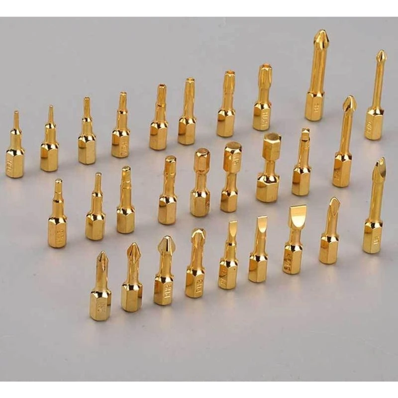 30 в 1 -х сфотографированном наборе отвертки с магнитной отверткой, с съемной ручкой для глаз.