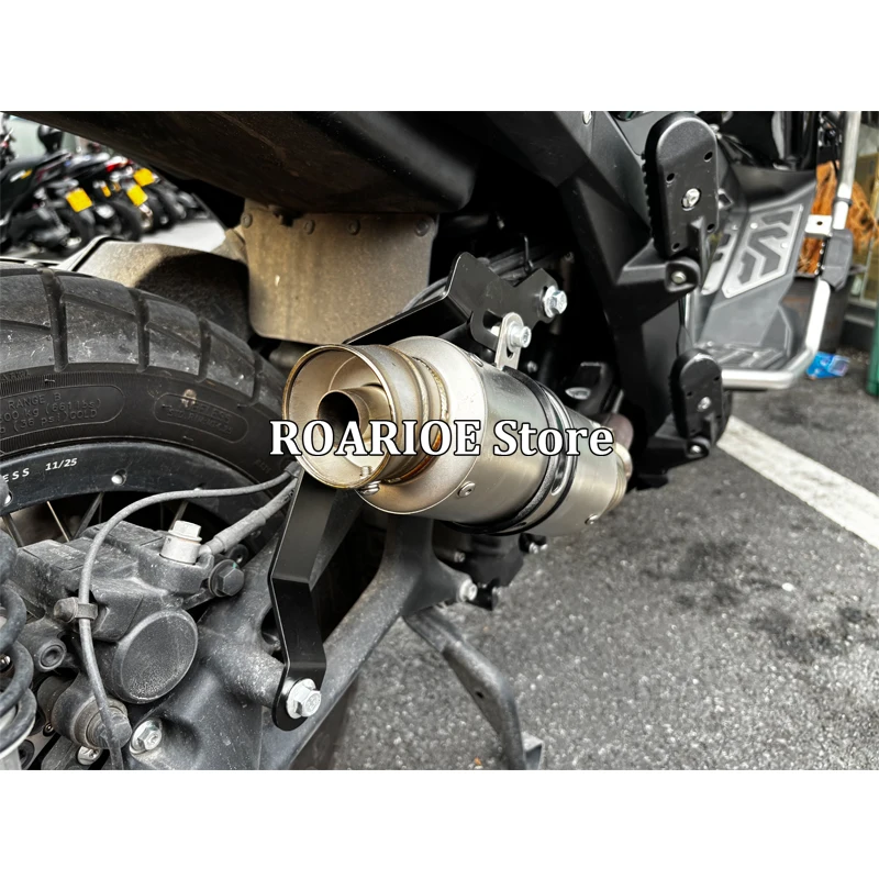 Slip On Motorcycle Exhaust Modify Escape 51MM DB Killer Muffler Mid Link Pipe For ZONTES ZT 368G 368D 368M 368E 368K 2026 2027