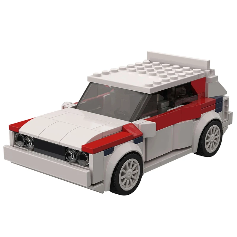 259PCS Car Series Speed Champion Delta HF EVO II building block assembly car model with stickers bricks toys holiday gifts