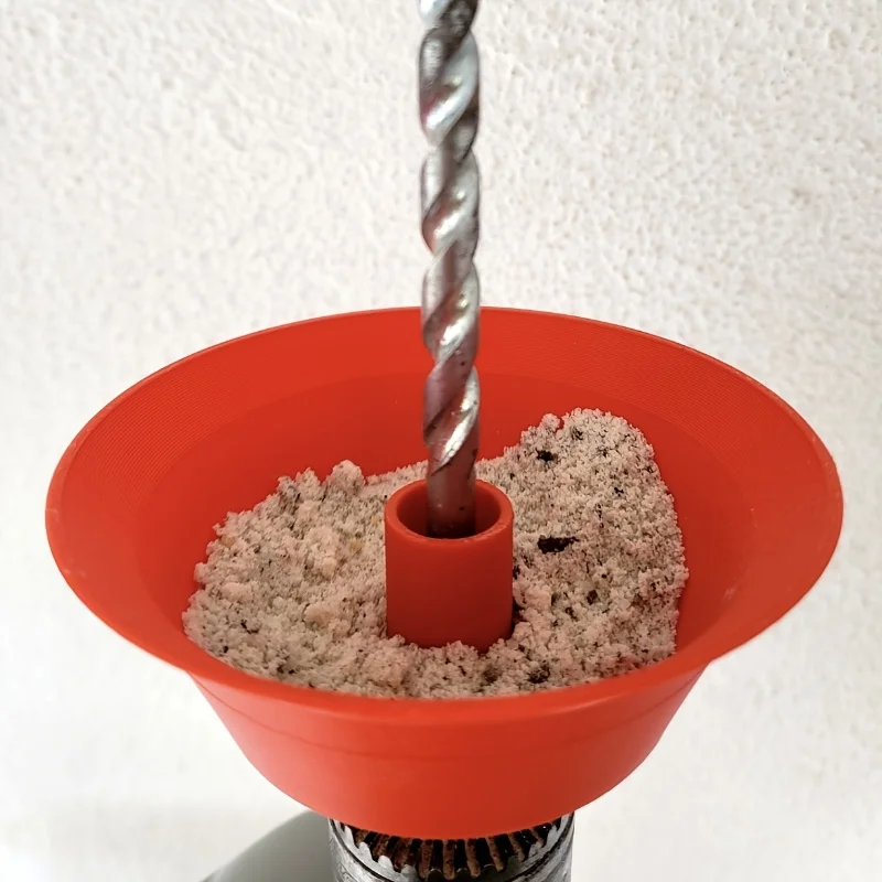 Ceiling Drill Bit Dust Cover Wall Drilling Dust Extractor with Collection And Storage Function Drill Bit Area Auxiliary Tool