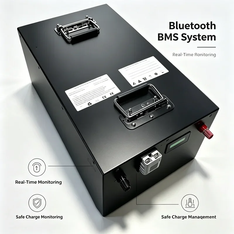 48V Deep Cycle Lithium Battery 50Ah-450Ah Integrated BMS Solar UPS Backup 10/18KW Telecom Inverter Power Storage