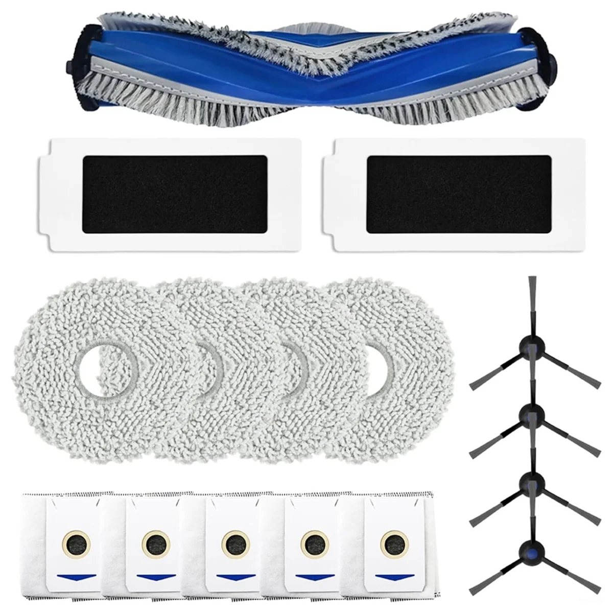 Para Ecovacs Deebot T30 PRO OMNI / T30 Max / T30 / DDX14 aspiradora Cepillo Lateral principal filtro HEPA paño de mopa accesoriosBAAN