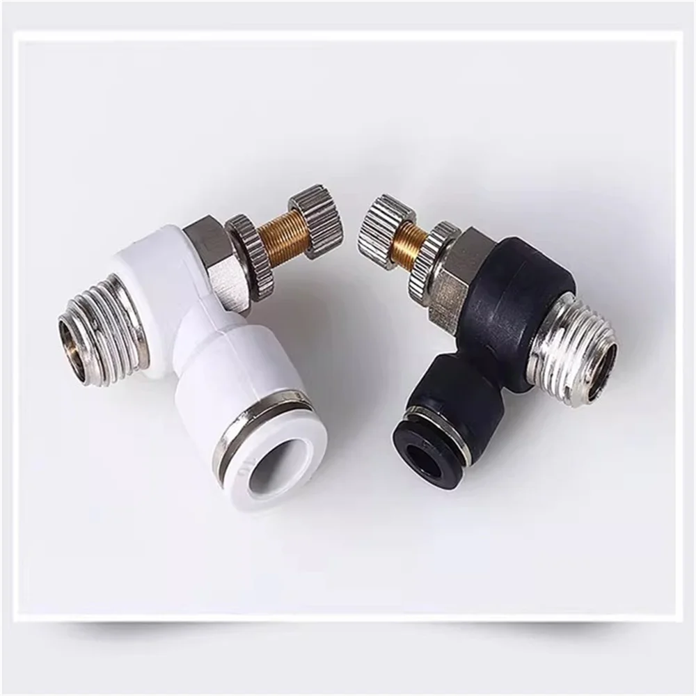 Pneumatic air pipe joint throttle valve speed control valve SL4-M5-6-01A-02-03-03-8-10-12-16-04-M3B