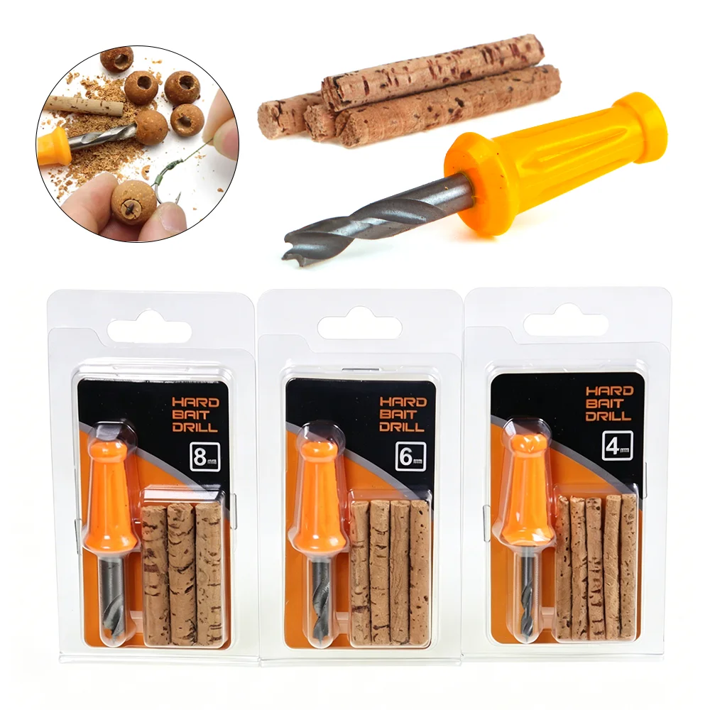 4mm 6mm 8mm Carp Fishing Hard Bait Drill Pop Up Boilies Feed