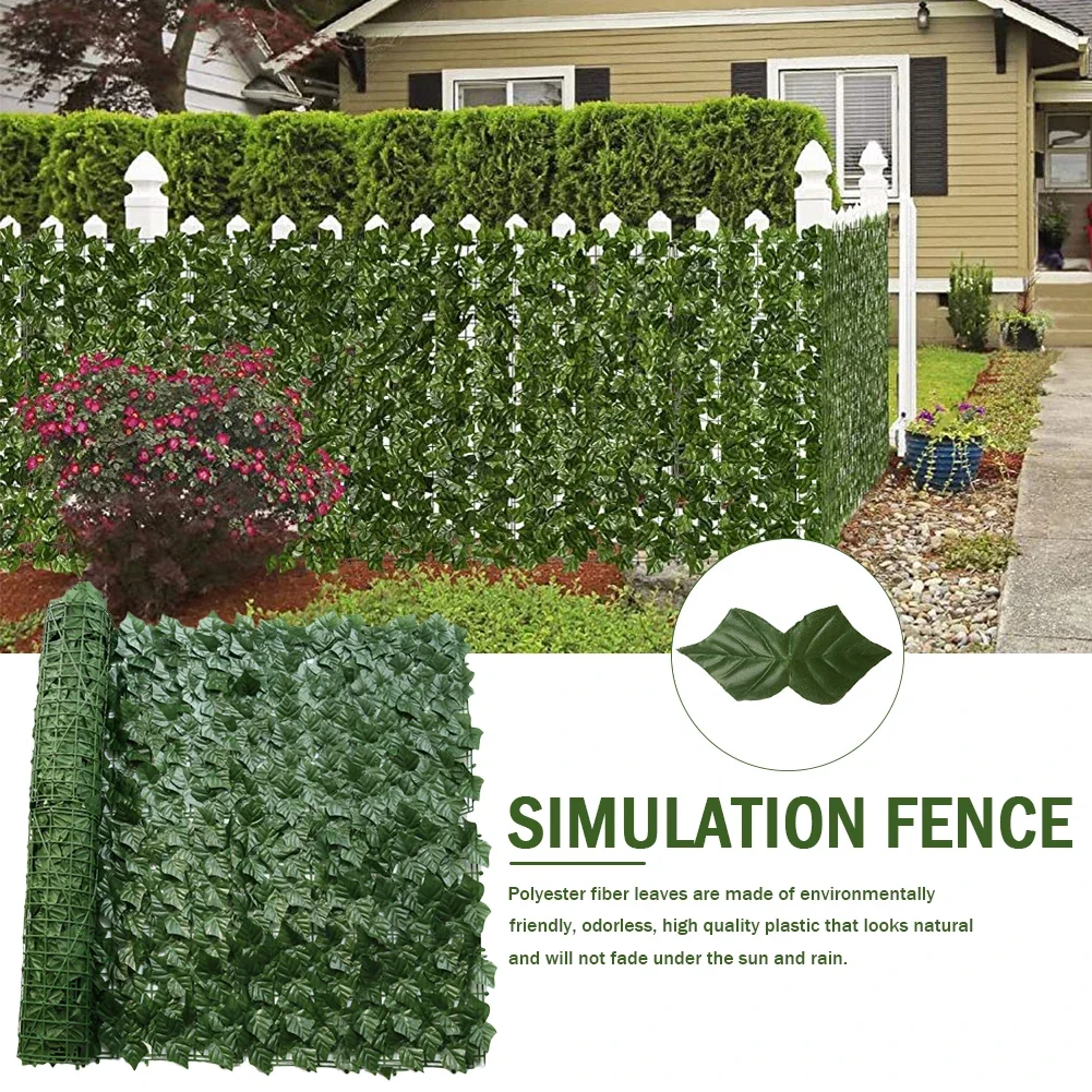 Artificial Privacy Fence Plastic Artificial Hedges Fence Wall Screen Stitchable Eco-friendly Multifunctional Garden Home Decor