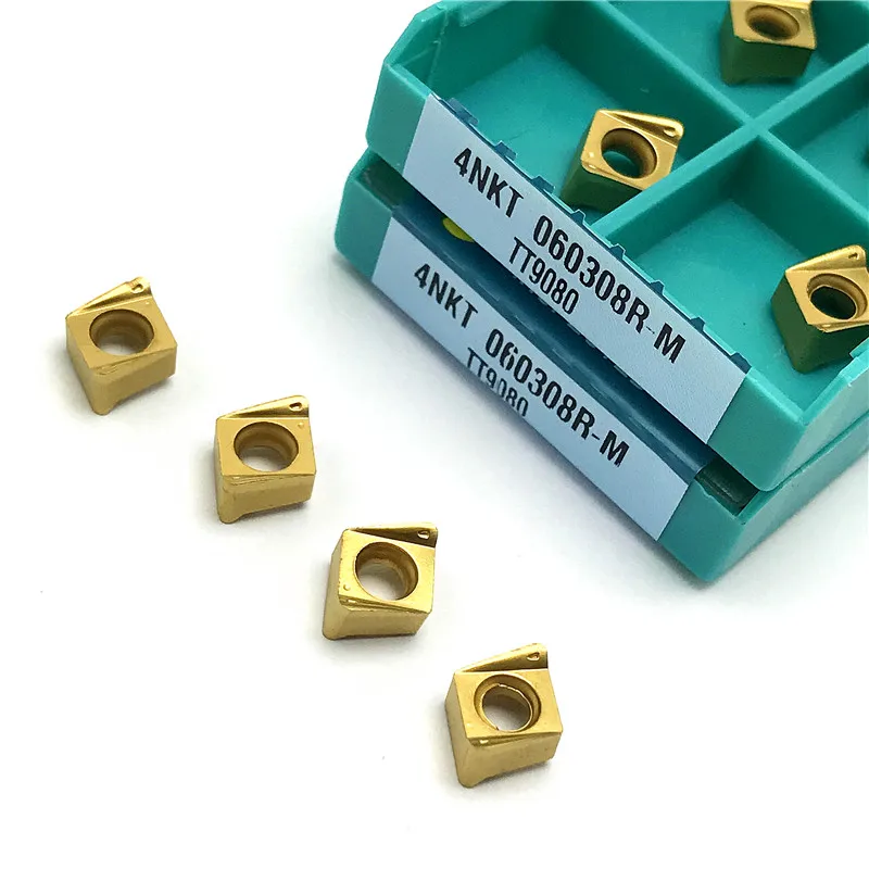 4NKT060308R M TT9080 كربيد إدراج المعادن تحول أداة taager tec باستخدام الحاسب الآلي تحول أداة التنغستن كربيد 4NKT 060308R أدوات القطع