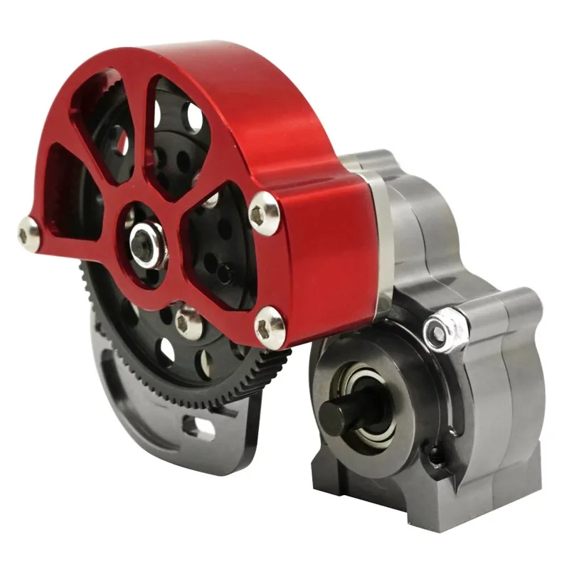 

Full Metal Middle Transmission Gearbox with Motor Gear, Upgrade Accessories for 1/10 RC Crawler Axial SCX10
